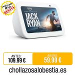 ⚡️ Echo Show 5 (3.ª generación) | Pantalla táctil inteligente con Alexa diseñada para controlar tus dispositivos de Hogar digital y más | Blanco
🚫 Precio Original: 109.99 €
💲Precio 💥OFERTA💥: 59.99 €
🎟Descuento del 45%
#AMAZON 🇪🇸
🔗 https://amzn.to/3Y0cvjO
🔴Más chollos en @Chollazosalobestia, 🌏Chollazosalobestia.es