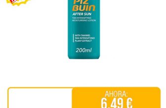 ⚡️ PIZ BUIN After Sun Loción Corporal Hidratante (1 x 200 ml), aftersun con intensificador del bronceado para después de la exposición solar, loción hidratante con Tanimel para prevenir la descamación

🚫 Precio Original: 13.9 €
💲Precio 💥OFERTA💥: 6.49 €
🎟Descuento del 53%
🇪🇸🇪🇸 ENVIO DESDE AMAZON ESPAÑA 🇪🇸🇪🇸
🔗 https://amzn.to/3LRtjCt
🔴Más chollos en @Chollazosalobestia, 🌏Chollazosalobestia.es