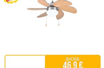 ⚡️ Cecotec Ventilador de Techo con Luz EnergySilence Aero 350. 50 W, Bajo consumo, 81 cm de Diámetro, 6 Aspas Reversibles, 3 Velocidades, Función Invierno, Acabado en blanco/madera

🚫 Precio Original: 70.9 €
💲Precio 💥OFERTA💥: 46.9 €
🎟Descuento del 34%
🇪🇸🇪🇸 ENVIO DESDE AMAZON ESPAÑA 🇪🇸🇪🇸
🔗 https://amzn.to/3zSSbqz
🔴Más chollos en @Chollazosalobestia, 🌏Chollazosalobestia.es