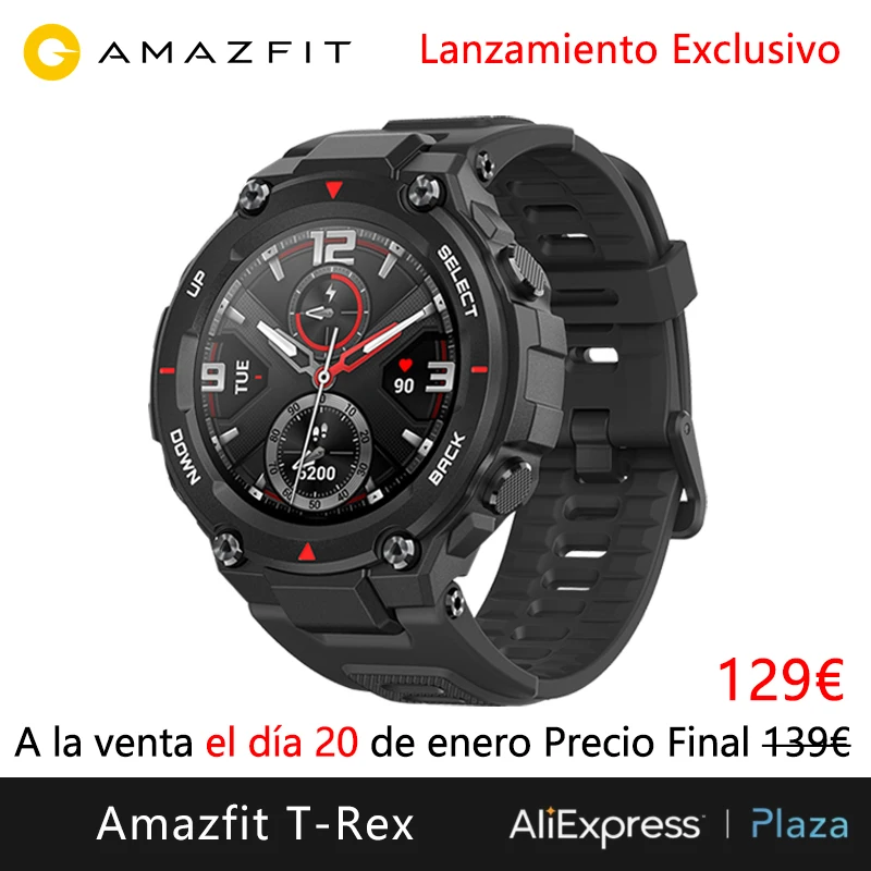 ⚡️ Xiaomi Amazfit T-REX Smart watch(Con Bluetooth GPS 12Certificaciones Militares Sumergible 50mtrs Android y IOS) Versión Global Español
✈️ ENVIO DESDE ESPAÑA 🇪🇸🇪🇸
#aliexpress
💲 PRECIO OFERTA: 71€
🎟 CUPÓN: CDES08 Y cupon del vendedor!
🔗 ENLACE: https://bit.ly/3WT55hu
🔴Más chollos en @Chollazosalobestia
🌏Chollazosalobestia.es