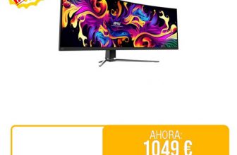 ⚡️ MSI MPG 491CQP QD-OLED Monitor Gaming Curvo DQHD de 49″, Panel Quantum Dot OLED 1800R, 5120 x 1440, 144Hz / 0.03ms, 99% DCI-P3, ΔE≤2, DisplayHDR True Black 400, KVM, DP 1.4a, HDMI 2.1, USB Tipo-C

🚫 Precio Original: 1699 €
💲Precio 💥OFERTA💥: 1049 €
🎟Descuento del 38%
🇪🇸🇪🇸 ENVIO DESDE AMAZON ESPAÑA 🇪🇸🇪🇸
🔗 https://amzn.to/4d4El3f
🔴Más chollos en @Chollazosalobestia, 🌏Chollazosalobestia.es
