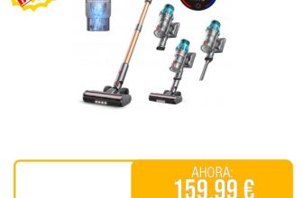 ⚡️ 45kPa/550w/60Min Aspiradora sin Cable Potente Escoba Aspiradora Vertical sin Cable Aspirador Escoba Antienreda con 7 etapas filtradas LED Pantalla Táctil para Suelo/Alfombra, Recargable de Pared, 1.5L

🚫 Precio Original: 269.99 €
💲Precio 💥OFERTA💥: 159.99 €
🎟Descuento del 41%
🇪🇸🇪🇸 ENVIO DESDE AMAZON ESPAÑA 🇪🇸🇪🇸
🔗 https://amzn.to/4fF16fz
🔴Más chollos en @Chollazosalobestia, 🌏Chollazosalobestia.es