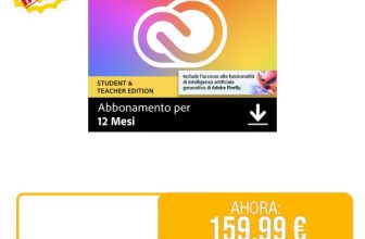 ⚡️ Adobe Creative Cloud | Student & Teacher | 1 Anno | PC/Mac | Download Digitale

🚫 Precio Original: 237.9 €
💲Precio 💥OFERTA💥: 159.99 €
🎟Descuento del 33%
🇪🇸🇪🇸 ENVIO DESDE AMAZON ESPAÑA 🇪🇸🇪🇸
🔗 https://amzn.to/4cxmjWe
🔴Más chollos en @Chollazosalobestia, 🌏Chollazosalobestia.es