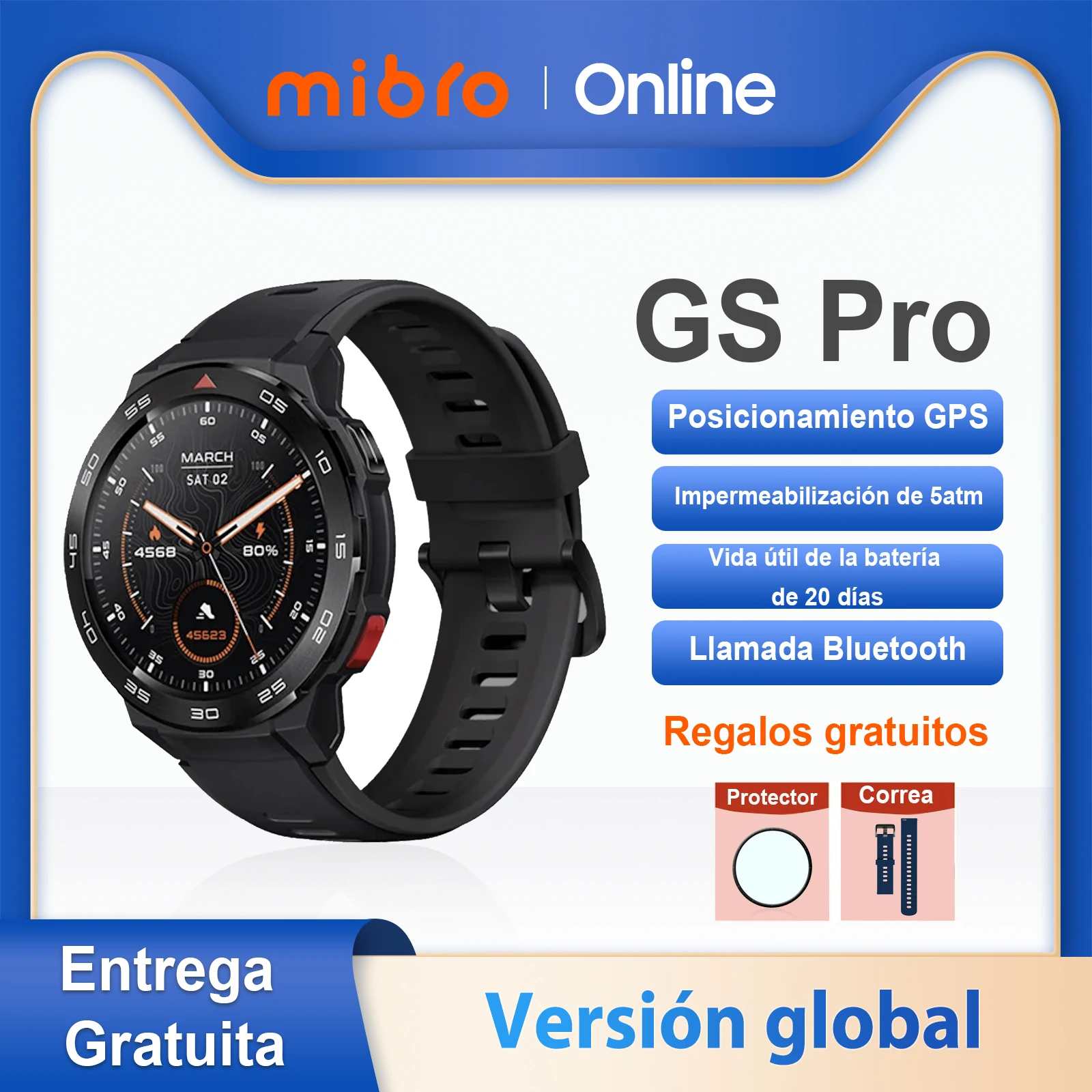 ⚡️ MIBRO GS AOD 1.43 pulgadas amoled screen 5atm impermeable Sports GPS location SMART Watch
#ALIEXPRESS
💲 PRECIO OFERTA: 76€
🎟 CUPÓN: ESCD08
🔗 ENLACE: https://bit.ly/3XbAqum
🔴Más chollos en @Chollazosalobestia
🌏Chollazosalobestia.es