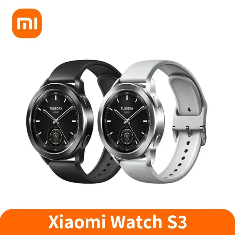 ⚡️ Xiaomi WATCH S3, resistente al agua 5ATM con Bluetooth 5,2, Pantalla AMOLED de 1,43 pulgadas, GPS, control del ritmo cardíaco y del oxígeno en sangre, seguimiento deportivo✈️ ENVIO DESDE ESPAÑA 🇪🇸#ALIEXPRESS PLAZA