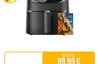 ⚡️ COSORI Freidora de Aire Duradera 5.5 L Air Fryer 1700W, Tecnología Rapid Air, 55% Menos Energía, 13 Automáticos Modos, Uso Sencillo, Panel Táctil Intuitivo, Acero Inox Interior, Hasta 205 °C y 60 Min