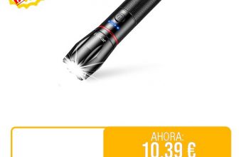 ⚡️ Blukar Linterna LED Recargable, Super Brillante Linternas de Aluminio con 5 Modos de Luz, 2000L Linterna de Mano Impermeable Enfoque Ajustable para Camping, Senderismo, Emergencia, DIY

🚫 Precio Original: 17.99 €
💲Precio 💥OFERTA💥: 10.39 €
🎟Descuento del 42%
🇪🇸🇪🇸 ENVIO DESDE AMAZON ESPAÑA 🇪🇸🇪🇸
🔗 https://amzn.to/4cPwQvP
🔴Más chollos en @Chollazosalobestia, 🌏Chollazosalobestia.es