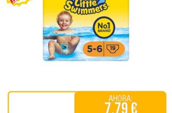 ⚡️ HUGGIES Little Swimmers Pañal Bañador Desechable para bebés, Talla 5-6 (19 Unidad), con barreras anti-escapes para una máxima protección en el agua

🚫 Precio Original: 11.99 €
💲Precio 💥OFERTA💥: 7.79 €
🎟Descuento del 35%
🇪🇸🇪🇸 ENVIO DESDE AMAZON ESPAÑA 🇪🇸🇪🇸
🔗 https://amzn.to/3AWneCq
🔴Más chollos en @Chollazosalobestia, 🌏Chollazosalobestia.es