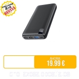⚡️ Batería Externa 27000mAh Power Bank: Hiluckey 22,5W Carga Rápida PD USB C Cargador Portátil con Pantalla LED Digital y 4 Outputs para Smartphone Tablets

🚫 Precio Original: 46.99 €
💲Precio 💥OFERTA💥: 19.99 €
🎟Descuento del 57%
🇪🇸🇪🇸 ENVIO DESDE AMAZON ESPAÑA 🇪🇸🇪🇸
🔗 https://amzn.to/47bNqVL
🔴Más chollos en @Chollazosalobestia, 🌏Chollazosalobestia.es